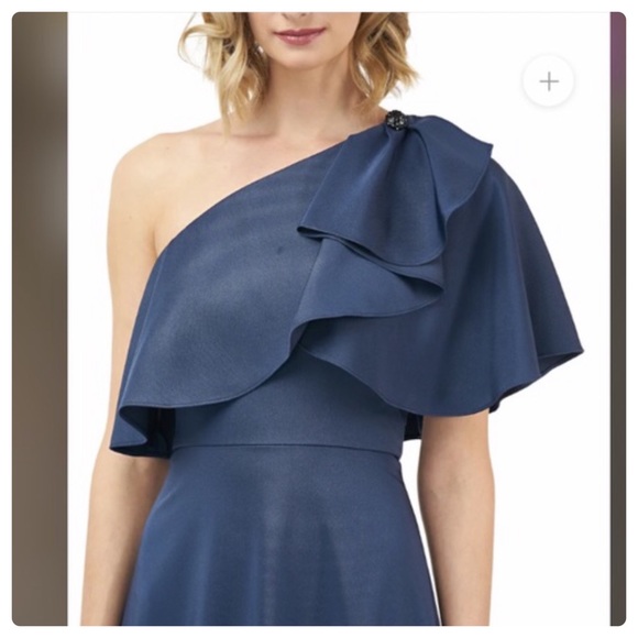 Kay Unger Dresses & Skirts - KAY UNGER NEW YORK ONE SHOULDER OFF GOWN DRESS/NWT
